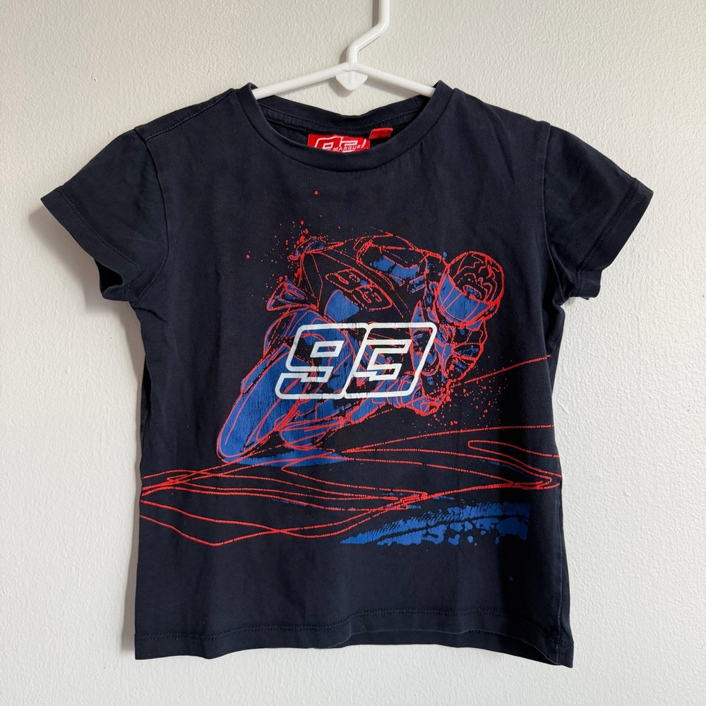 Marc Marquez Kids Black Racing Graphic T-Shirt size 4/5
